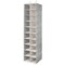 mDesign Large 20 Shelf Fabric Over Rod Closet Hanging Storage Unit